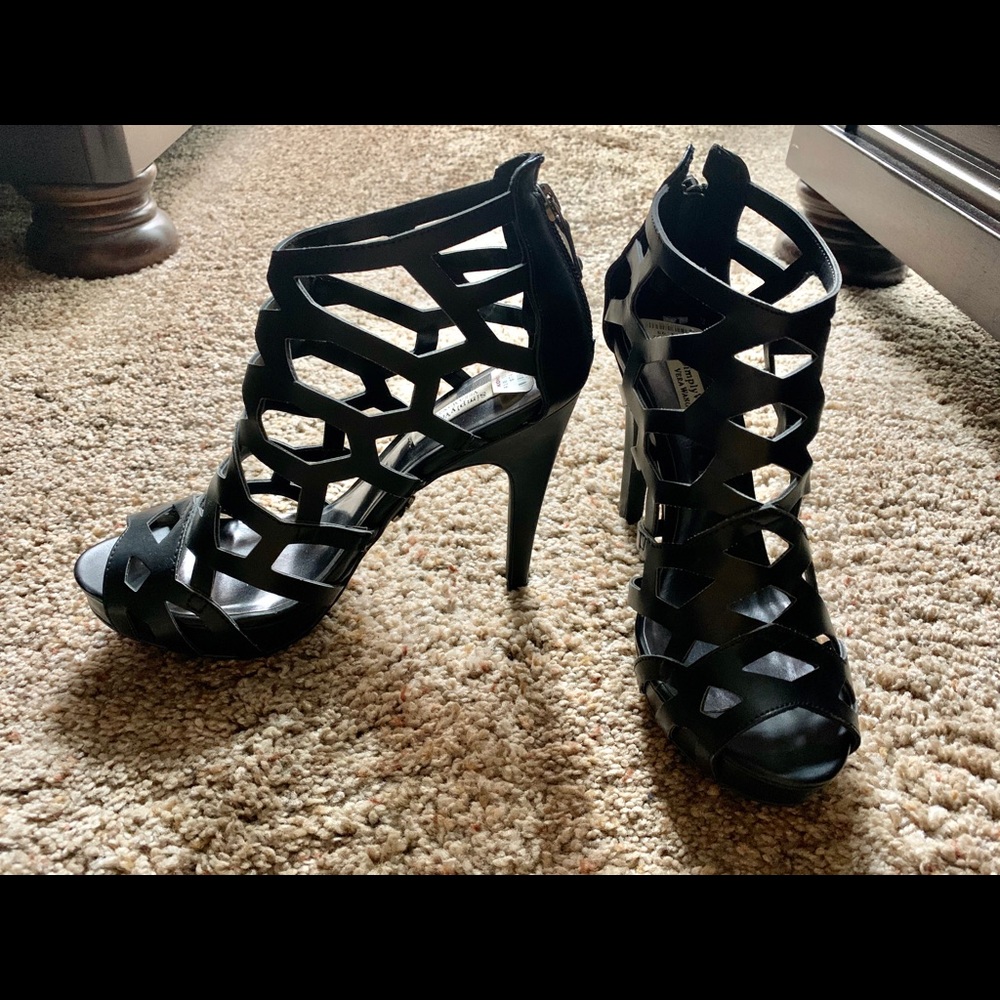 Black Vera Wang Heels